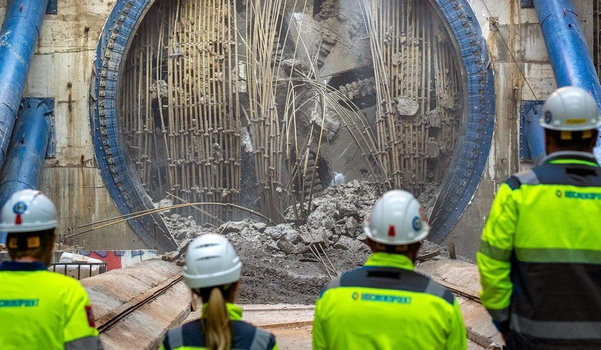 Завершена проходка тоннеля на участке Рублево-Архангельской линии метро