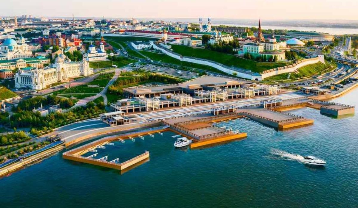 В Казани на Кремлевской набережной построят три новых причала