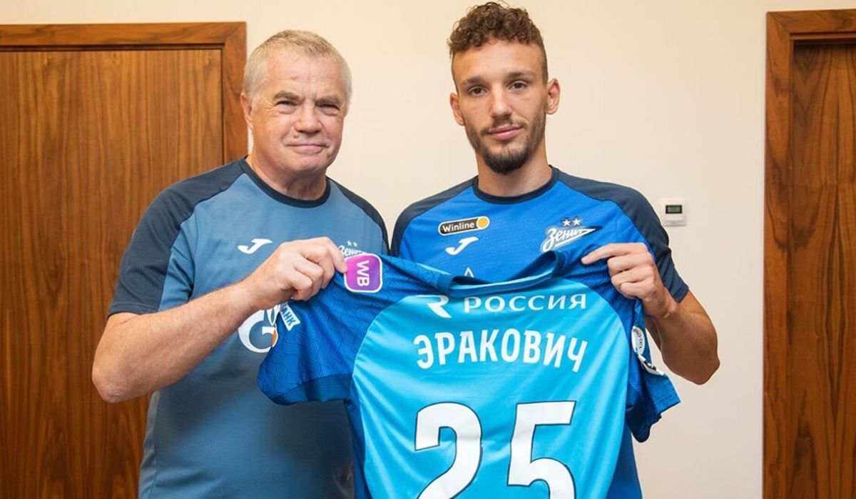 Эракович из &quot;Зенита&quot; выразил любовь к Санкт-Петербургу