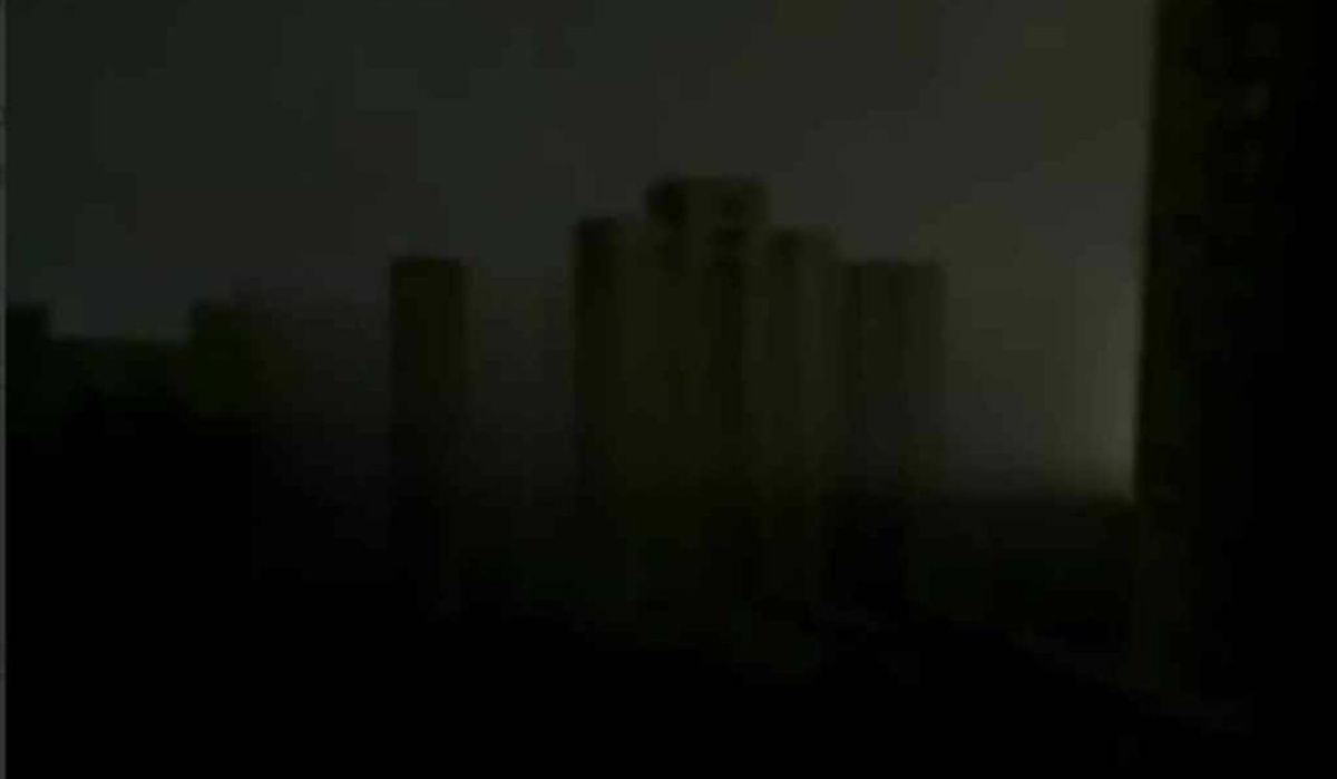 В Киеве произошел блэкаут в результате взрывов